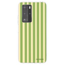 Átlátszó szilikon tok az alábbi mobiltelefonokra Huawei P40 Pro - Lines Matcha