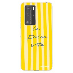Átlátszó szilikon tok az alábbi mobiltelefonokra Huawei P40 Pro - Ladolcevita