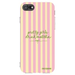 Átlátszó szilikon tok az alábbi mobiltelefonokra Apple iPhone SE 2020 - Pretty matcha