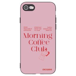 Fekete szilikon tok az alábbi mobiltelefonokra Apple iPhone SE 2020 - Morning