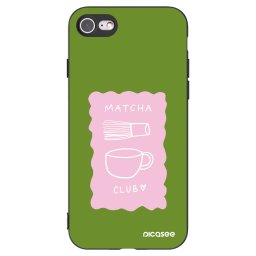 Fekete szilikon tok az alábbi mobiltelefonokra Apple iPhone SE 2020 - Matcha club