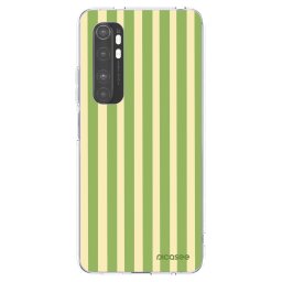 Átlátszó szilikon tok az alábbi mobiltelefonokra Xiaomi Mi Note 10 Lite - Lines Matcha