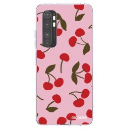 Átlátszó szilikon tok az alábbi mobiltelefonokra Xiaomi Mi Note 10 Lite - Cherry