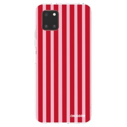 Átlátszó szilikon tok az alábbi mobiltelefonokra Samsung Galaxy Note 10 Lite N770F - Lines red