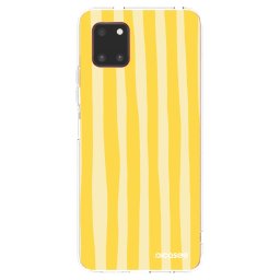 Átlátszó szilikon tok az alábbi mobiltelefonokra Samsung Galaxy Note 10 Lite N770F - Lines lemon