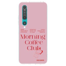 Átlátszó szilikon tok az alábbi mobiltelefonokra Xiaomi Mi 10 - Morning