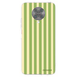 Átlátszó szilikon tok az alábbi mobiltelefonokra Xiaomi Poco F2 Pro - Lines Matcha
