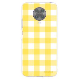 Átlátszó szilikon tok az alábbi mobiltelefonokra Xiaomi Poco F2 Pro - Gride lemon