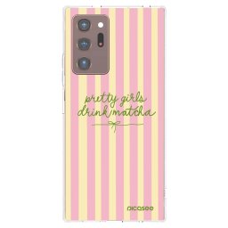 Átlátszó szilikon tok az alábbi mobiltelefonokra Samsung Galaxy Note 20 Ultra - Pretty matcha