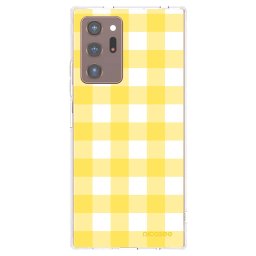 Átlátszó szilikon tok az alábbi mobiltelefonokra Samsung Galaxy Note 20 Ultra - Gride lemon