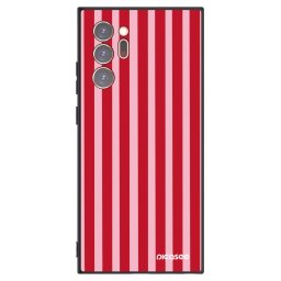 Fekete szilikon tok az alábbi mobiltelefonokra Samsung Galaxy Note 20 Ultra - Lines red