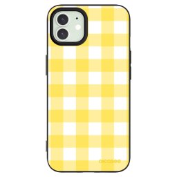 Fekete szilikon tok az alábbi mobiltelefonokra Apple iPhone 12 - Gride lemon
