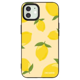 Fekete szilikon tok az alábbi mobiltelefonokra Apple iPhone 12 Pro - Limoncella