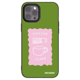 Fekete szilikon tok az alábbi mobiltelefonokra Apple iPhone 12 Pro Max - Matcha club