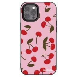 Fekete szilikon tok az alábbi mobiltelefonokra Apple iPhone 12 Pro Max - Cherry