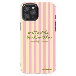 Átlátszó szilikon tok az alábbi mobiltelefonokra Apple iPhone 12 Pro Max - Pretty matcha