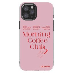 Átlátszó szilikon tok az alábbi mobiltelefonokra Apple iPhone 12 Pro Max - Morning