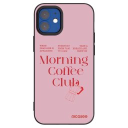 Fekete szilikon tok az alábbi mobiltelefonokra Apple iPhone 12 mini - Morning