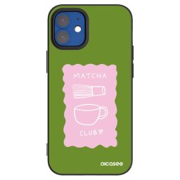 Fekete szilikon tok az alábbi mobiltelefonokra Apple iPhone 12 mini - Matcha club