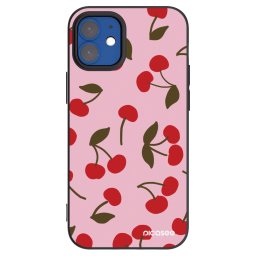 Fekete szilikon tok az alábbi mobiltelefonokra Apple iPhone 12 mini - Cherry