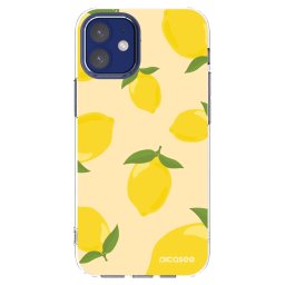 Átlátszó szilikon tok az alábbi mobiltelefonokra Apple iPhone 12 mini - Limoncella