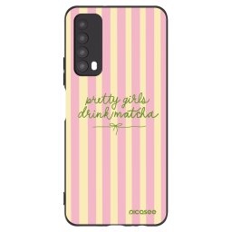 Fekete szilikon tok az alábbi mobiltelefonokra Huawei P Smart 2021 - Pretty matcha
