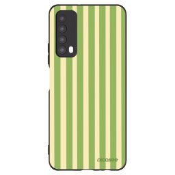 Fekete szilikon tok az alábbi mobiltelefonokra Huawei P Smart 2021 - Lines Matcha