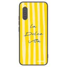 Fekete szilikon tok az alábbi mobiltelefonokra Sony Xperia 10 II - Ladolcevita