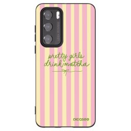 Fekete szilikon tok az alábbi mobiltelefonokra Huawei P40 - Pretty matcha