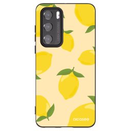 Fekete szilikon tok az alábbi mobiltelefonokra Huawei P40 - Limoncella