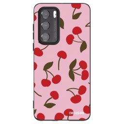 Fekete szilikon tok az alábbi mobiltelefonokra Huawei P40 - Cherry