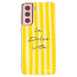 Átlátszó szilikon tok az alábbi mobiltelefonokra Samsung Galaxy S21 5G G991B - Ladolcevita