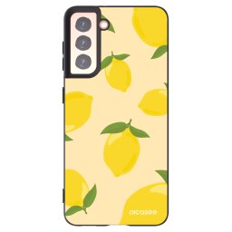 Fekete szilikon tok az alábbi mobiltelefonokra Samsung Galaxy S21 5G G991B - Limoncella
