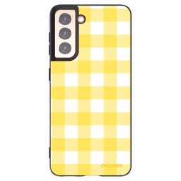 Fekete szilikon tok az alábbi mobiltelefonokra Samsung Galaxy S21 5G G991B - Gride lemon