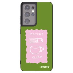 Fekete szilikon tok az alábbi mobiltelefonokra Samsung Galaxy S21 Ultra 5G G998B - Matcha club
