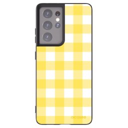 Fekete szilikon tok az alábbi mobiltelefonokra Samsung Galaxy S21 Ultra 5G G998B - Gride lemon