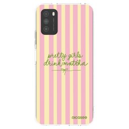 Átlátszó szilikon tok az alábbi mobiltelefonokra Xiaomi Poco M3 - Pretty matcha