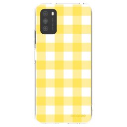 Átlátszó szilikon tok az alábbi mobiltelefonokra Xiaomi Poco M3 - Gride lemon