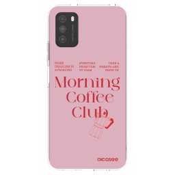 Átlátszó szilikon tok az alábbi mobiltelefonokra Xiaomi Poco M3 - Morning