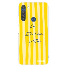 Átlátszó szilikon tok az alábbi mobiltelefonokra Motorola Moto G8 - Ladolcevita