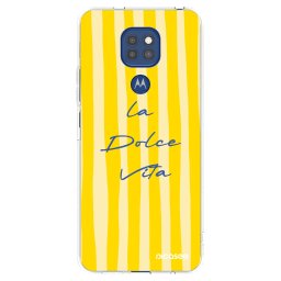 Átlátszó szilikon tok az alábbi mobiltelefonokra Motorola Moto G9 Play - Ladolcevita