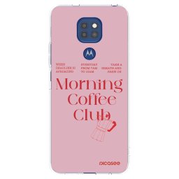 Átlátszó szilikon tok az alábbi mobiltelefonokra Motorola Moto G9 Play - Morning