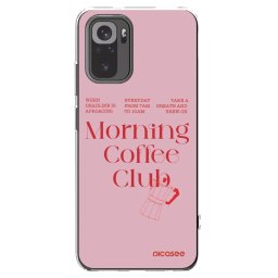 Átlátszó szilikon tok az alábbi mobiltelefonokra Xiaomi Redmi Note 10 - Morning