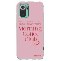 Átlátszó szilikon tok az alábbi mobiltelefonokra Xiaomi Redmi Note 10 Pro - Morning