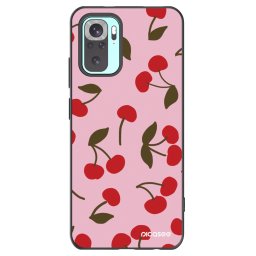 Fekete szilikon tok az alábbi mobiltelefonokra Xiaomi Redmi Note 10 Pro - Cherry