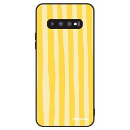 ULTIMATE CASE Samsung Galaxy S10 G973 - készülékre - Lines lemon