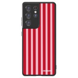 ULTIMATE CASE Samsung Galaxy S21 Ultra 5G G998B - készülékre - Lines red