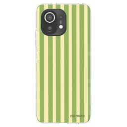 Átlátszó szilikon tok az alábbi mobiltelefonokra Xiaomi Mi 11 - Lines Matcha