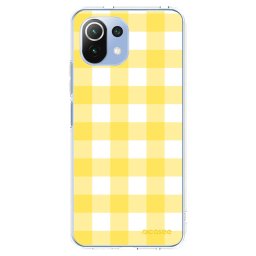 Átlátszó szilikon tok az alábbi mobiltelefonokra Xiaomi Mi 11 Lite - Gride lemon