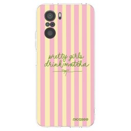 Átlátszó szilikon tok az alábbi mobiltelefonokra Xiaomi Poco F3 - Pretty matcha